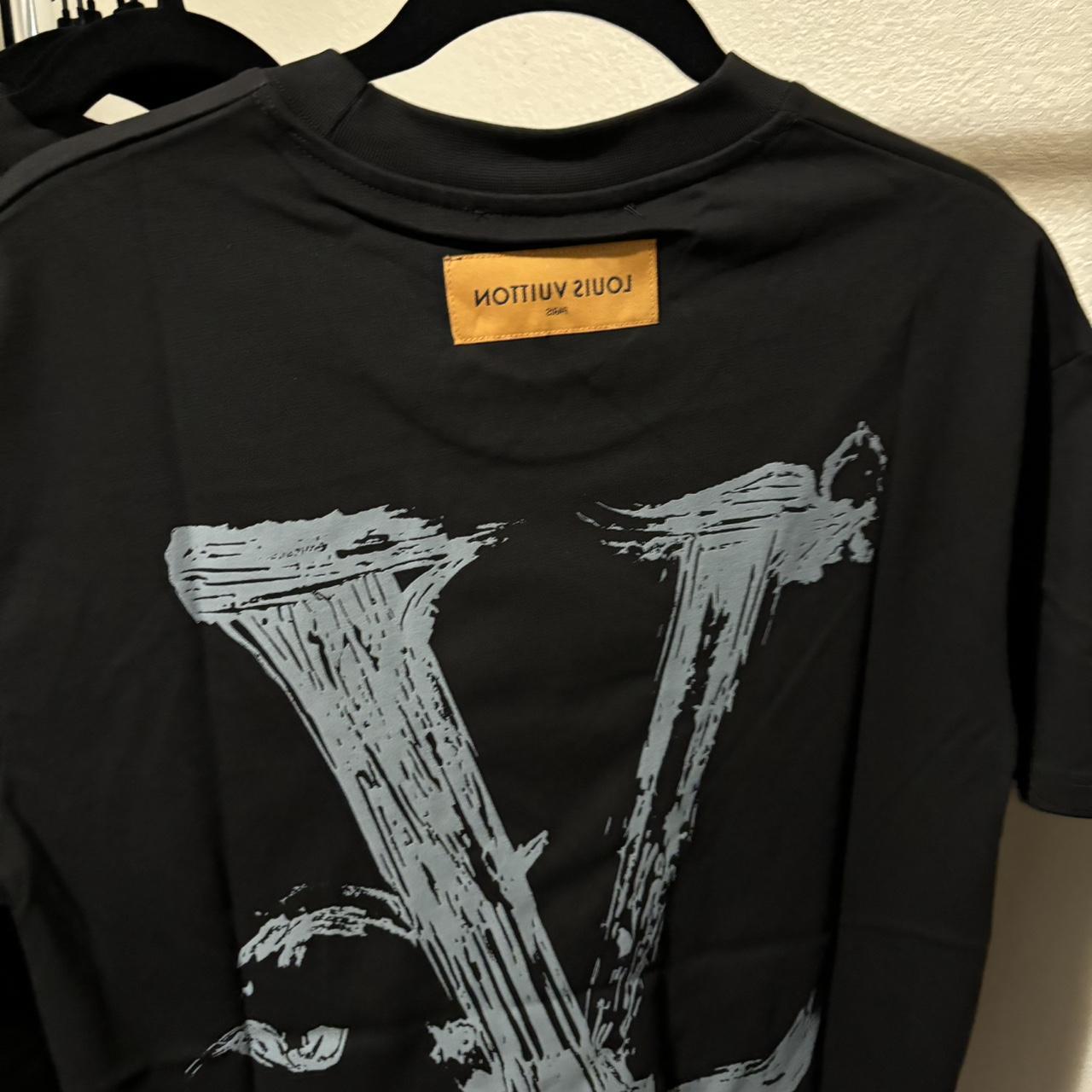 Genuine Louis Vuitton Black Cotton Peace and Love | Depop