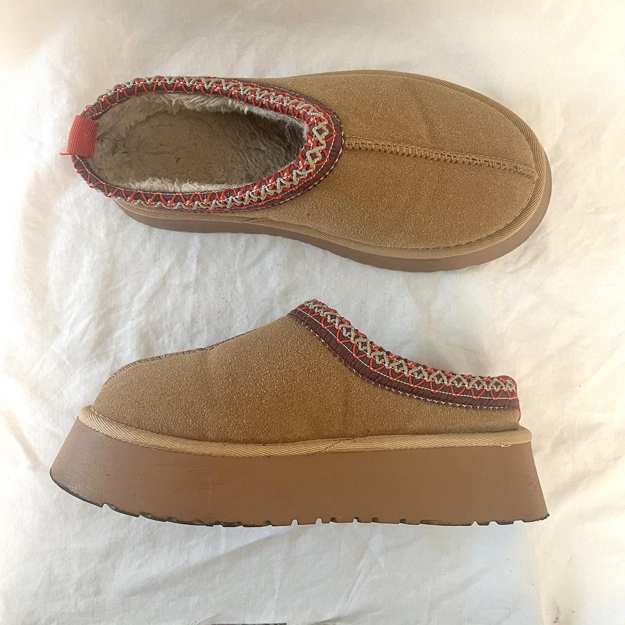 fake platform Ugg Tasman slippers super cute... - Depop