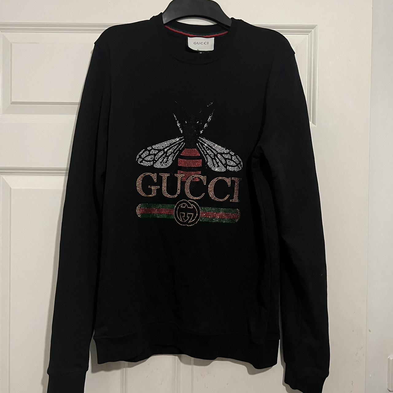 SMOKE FREE HOME! Condition 6/10 Gucci jumper size xl... - Depop