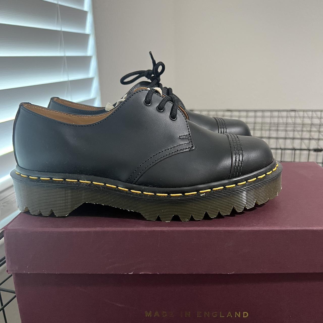 Dr martens 1461 bex toe cap Sz 7 mens 9 womens brand... - Depop