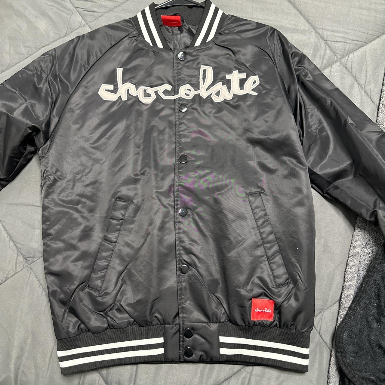 Chocolate Boards bomber jacket worn 1x Medium - Depop