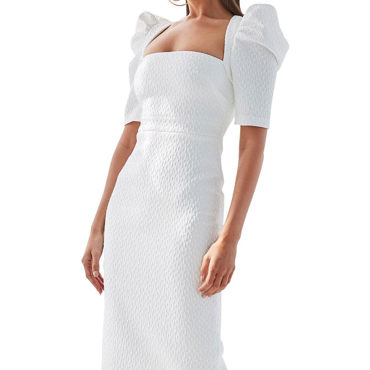 By Johnny OCEAN JACQUARD STRUCTURED MIDI DRESS RRP