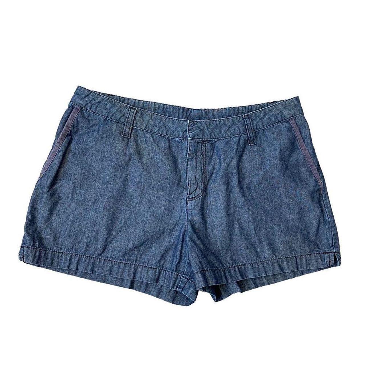 A.N.A. Blue Denim Shorts Lightweight Side Pockets SZ... - Depop