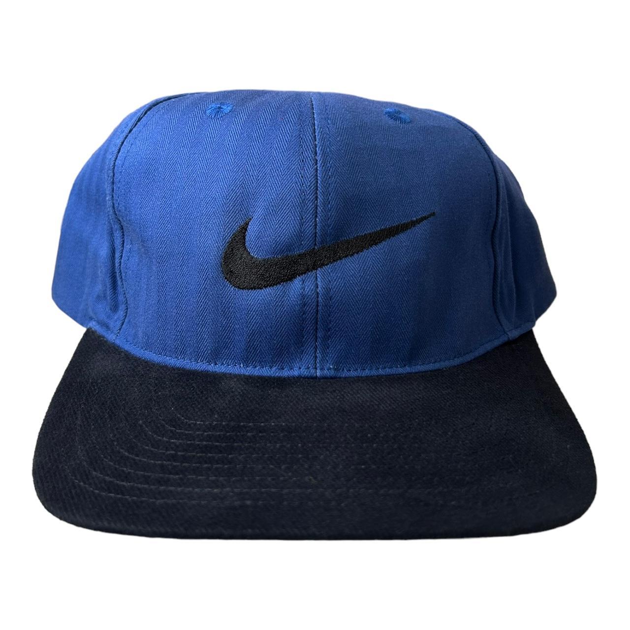 Vintage Nike Golf Embroidered Swoosh Strapback Hat... - Depop