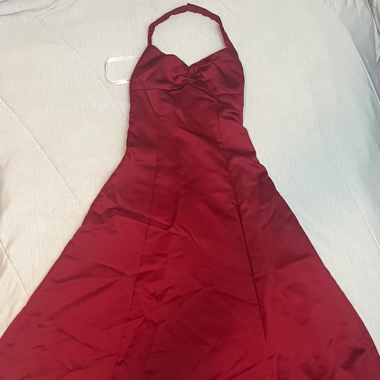 Beautiful red midi dress! I absolutely love this... - Depop