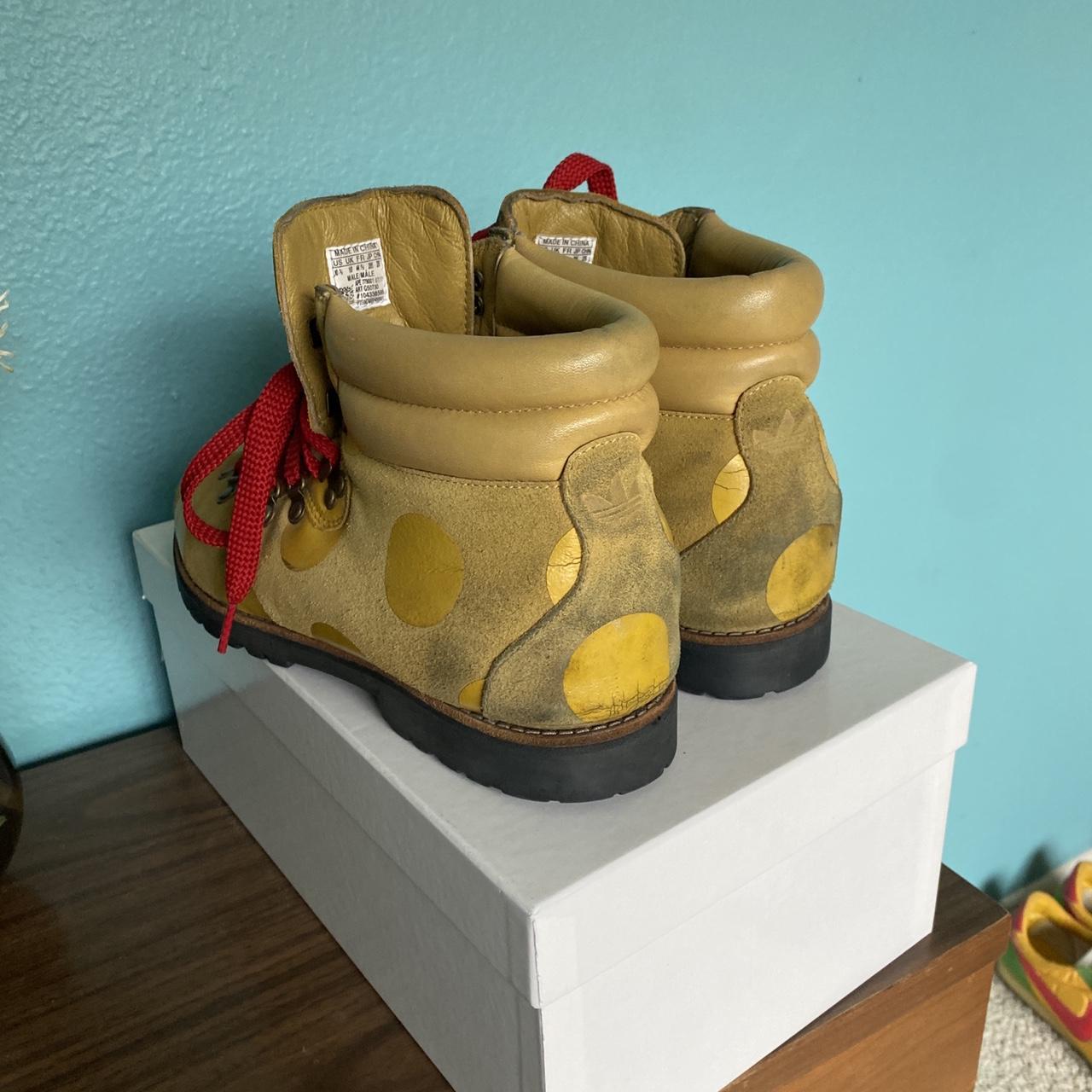Jeremy Scott Men's Red and Yellow Boots (3)