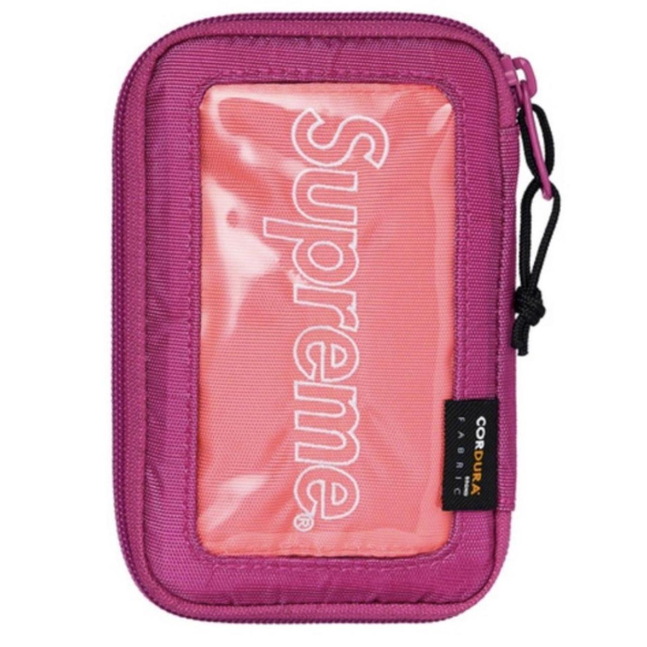 Supreme small zip pouch wallet Camo Supreme Zip Pouch Supreme X