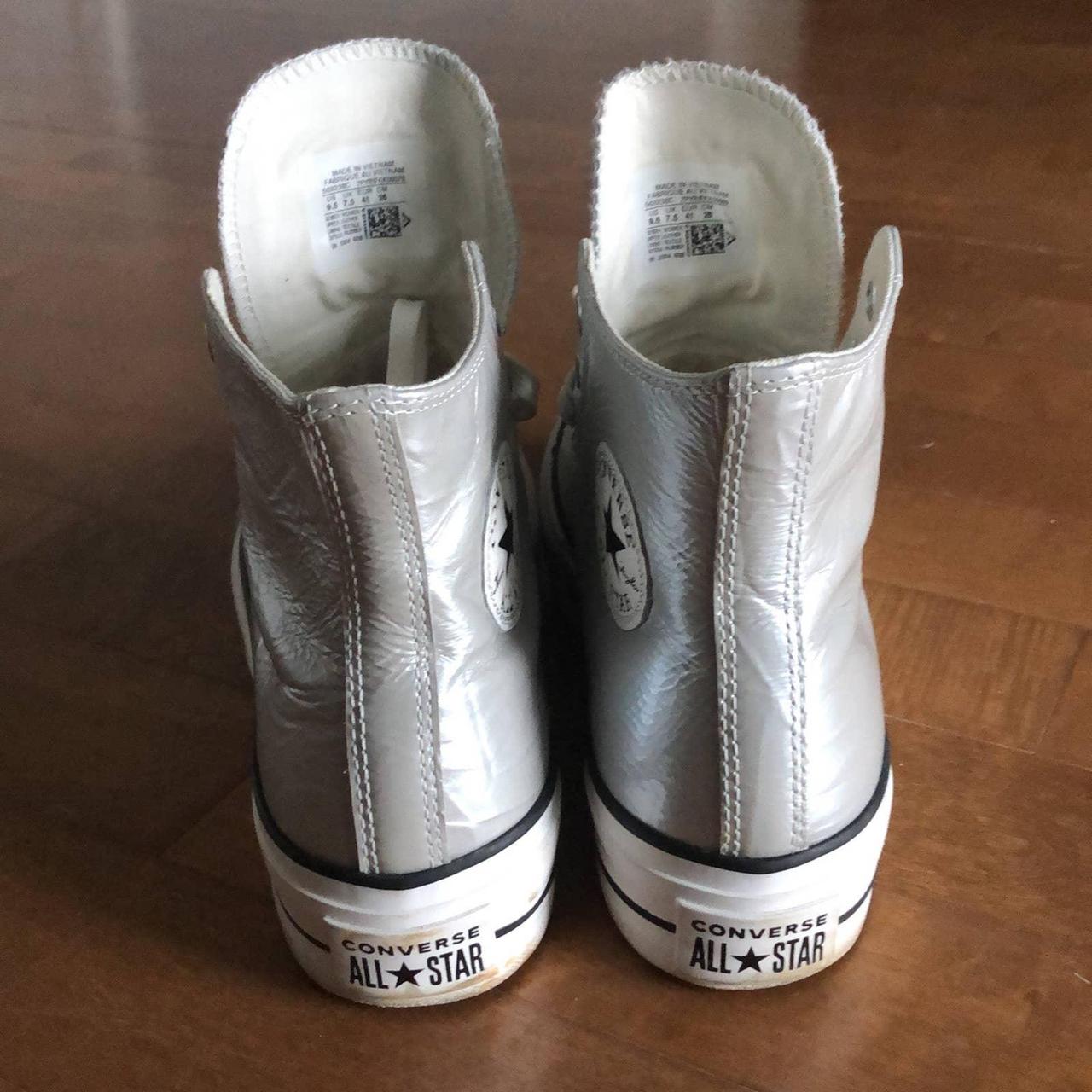 converse white all star frilly thrills ox trainers