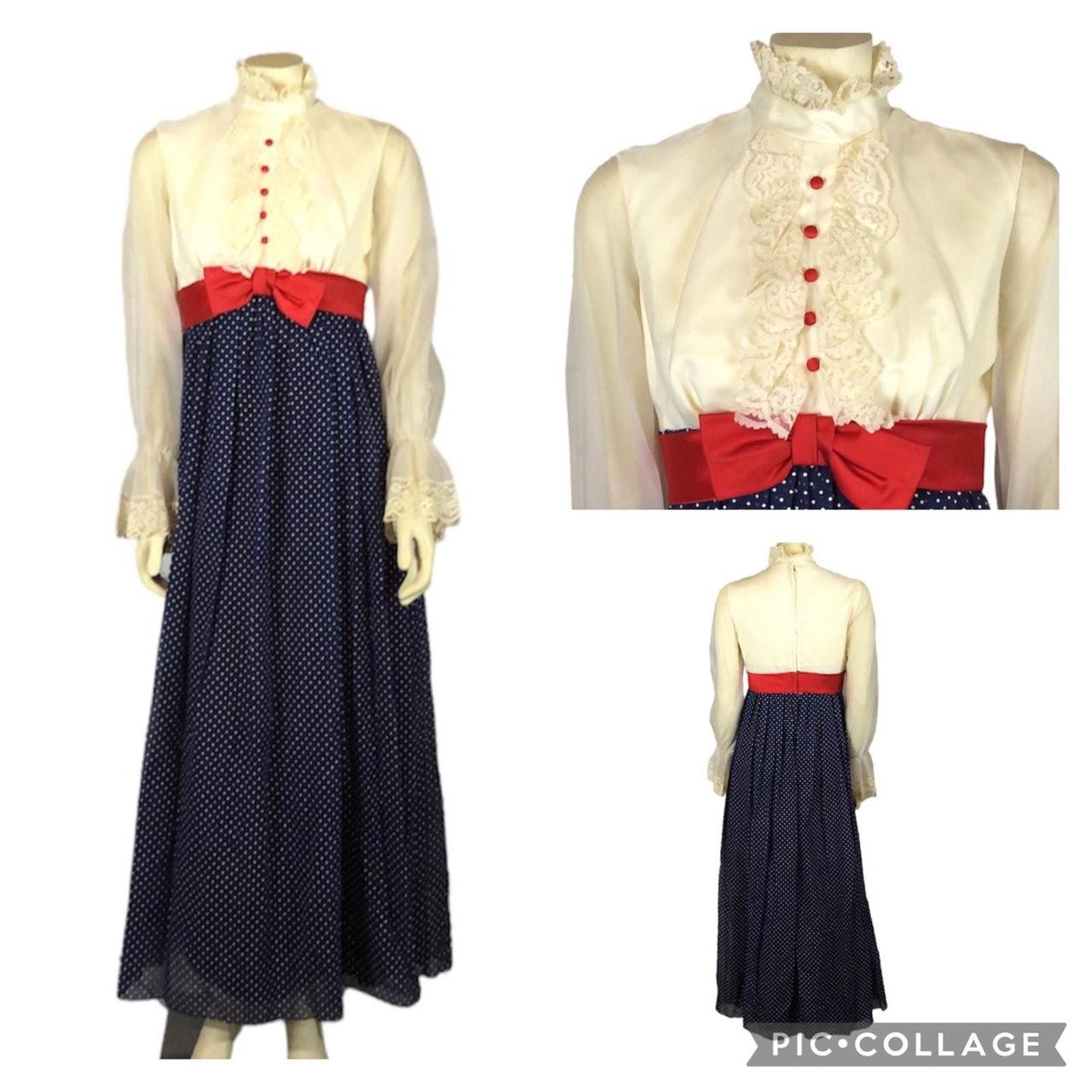 1910's Vintage Edwardian Style Mary Poppins Dress... - Depop