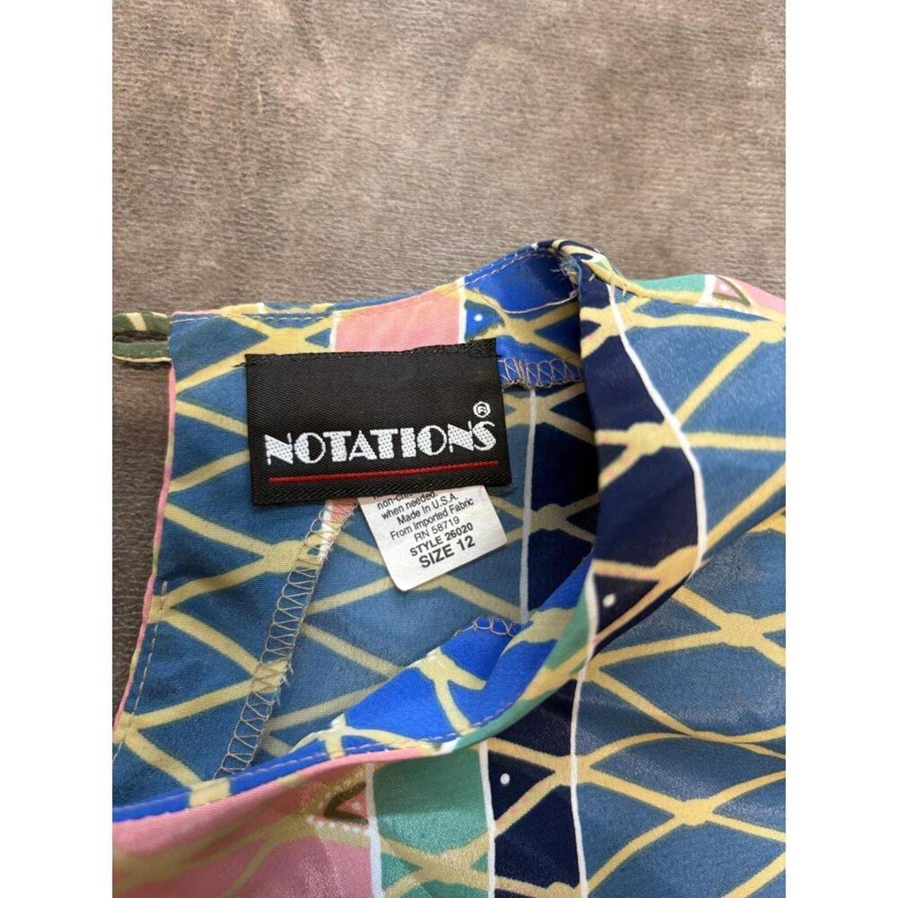 Notations Women's Blouse - Multi - 12 – Elevate y… - image 3