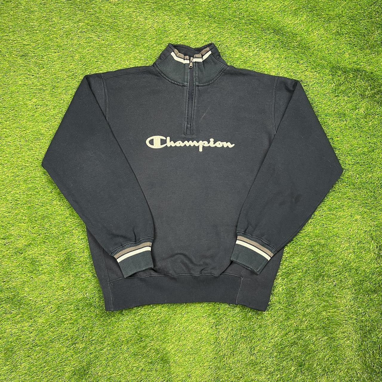 Vintage champion store quarter zip