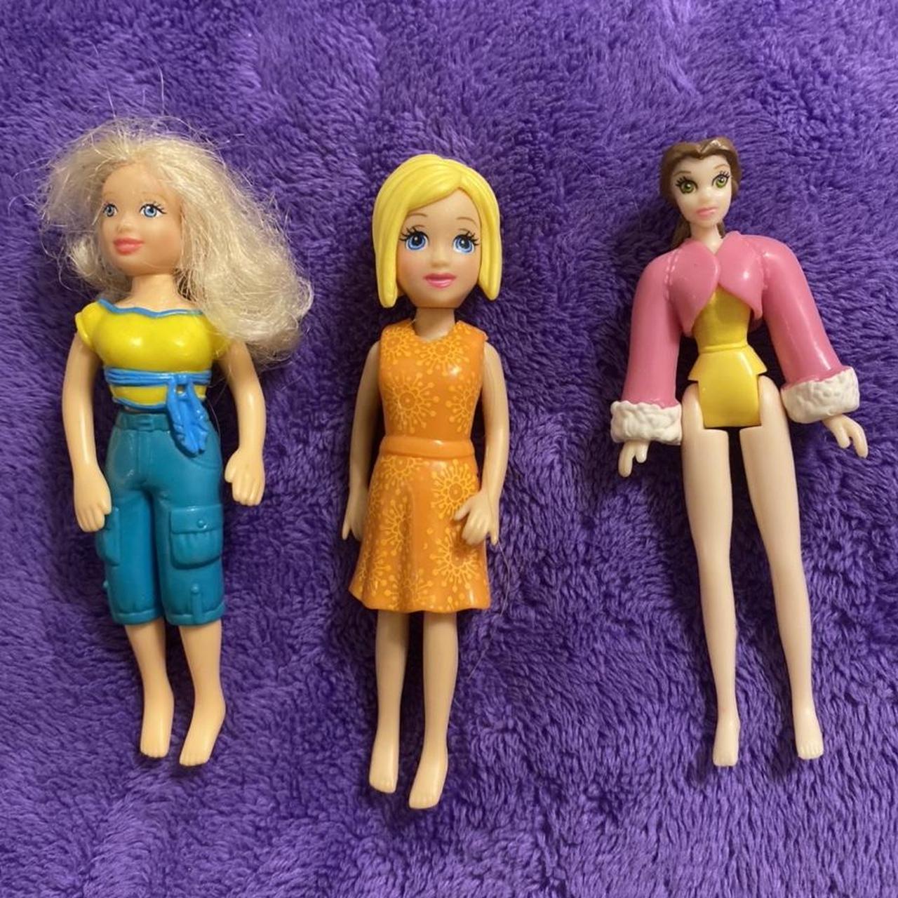 Lot of Three Polly Pockets Dolls 🧡💛includes... - Depop