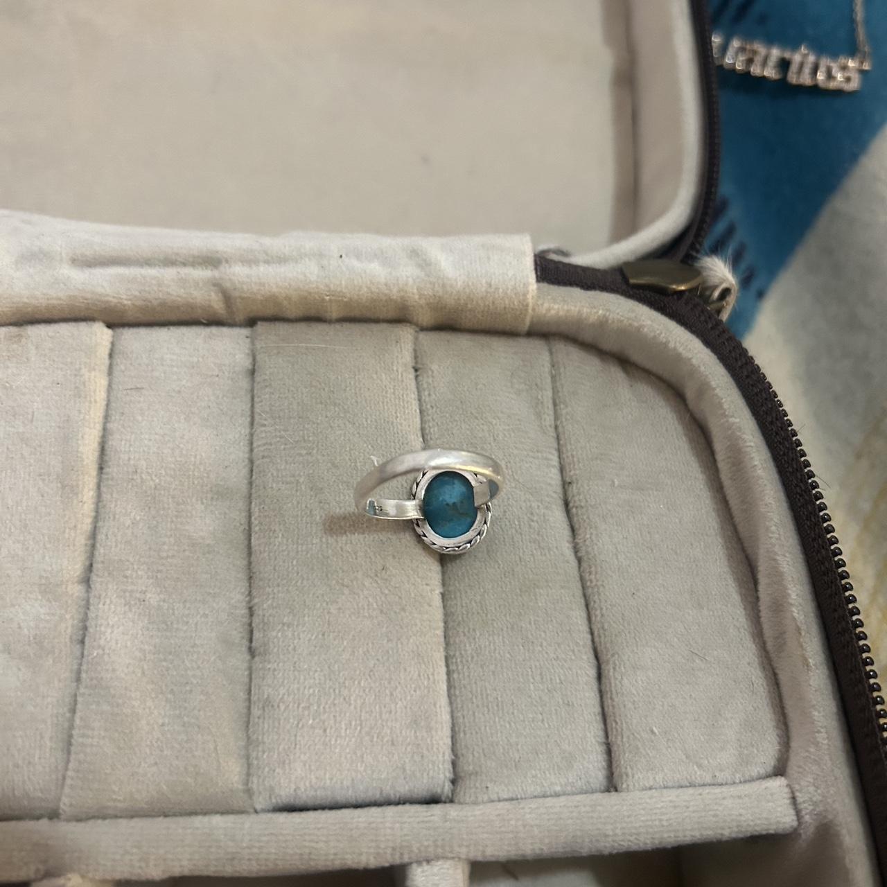 Source Unknown Women's Ring - Blue/Multi – Turquo… - image 4