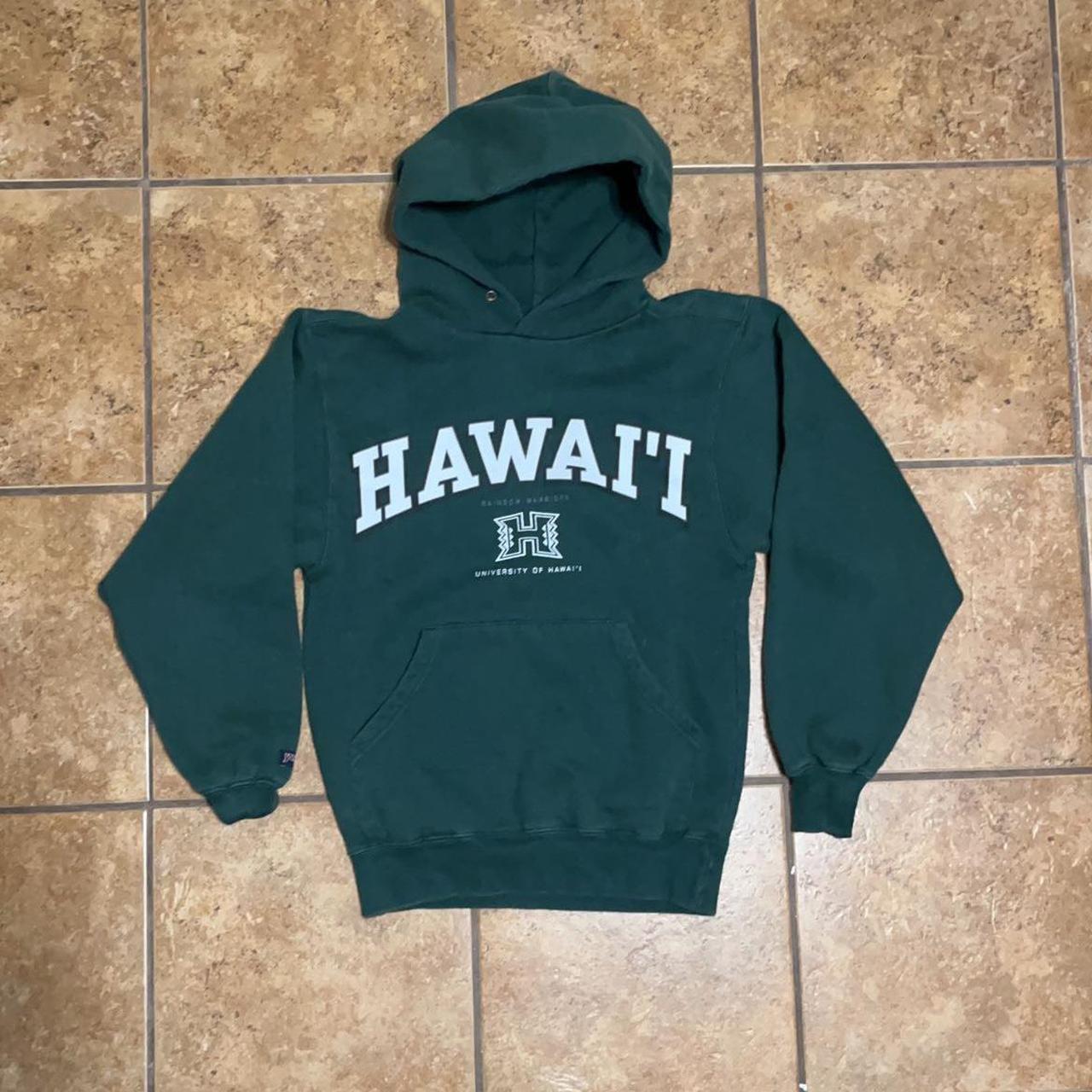 VINTAGE JANSPORT HOODIE HAWAII WARRIORS #hawaii... - Depop