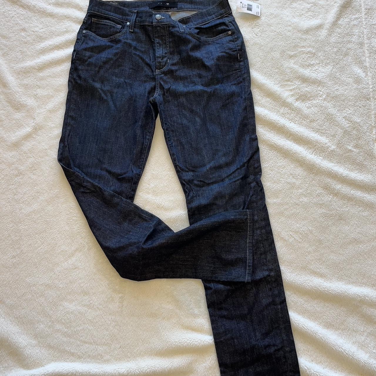 Joe's Jeans Women's Black and Navy Jeans Depop