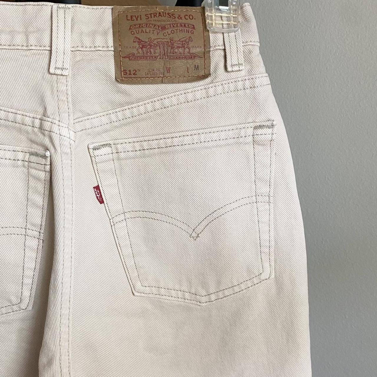 Levi’s 512 Slim Fit Tapered Leg Jeans • tan color... Depop