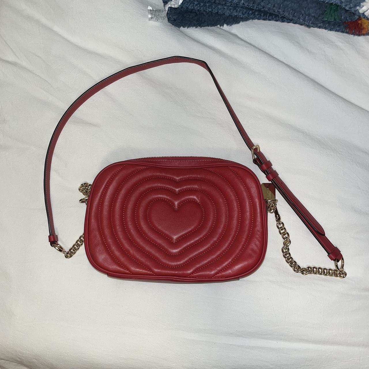 Coach Heart Quilted Leather Crossbody Bag