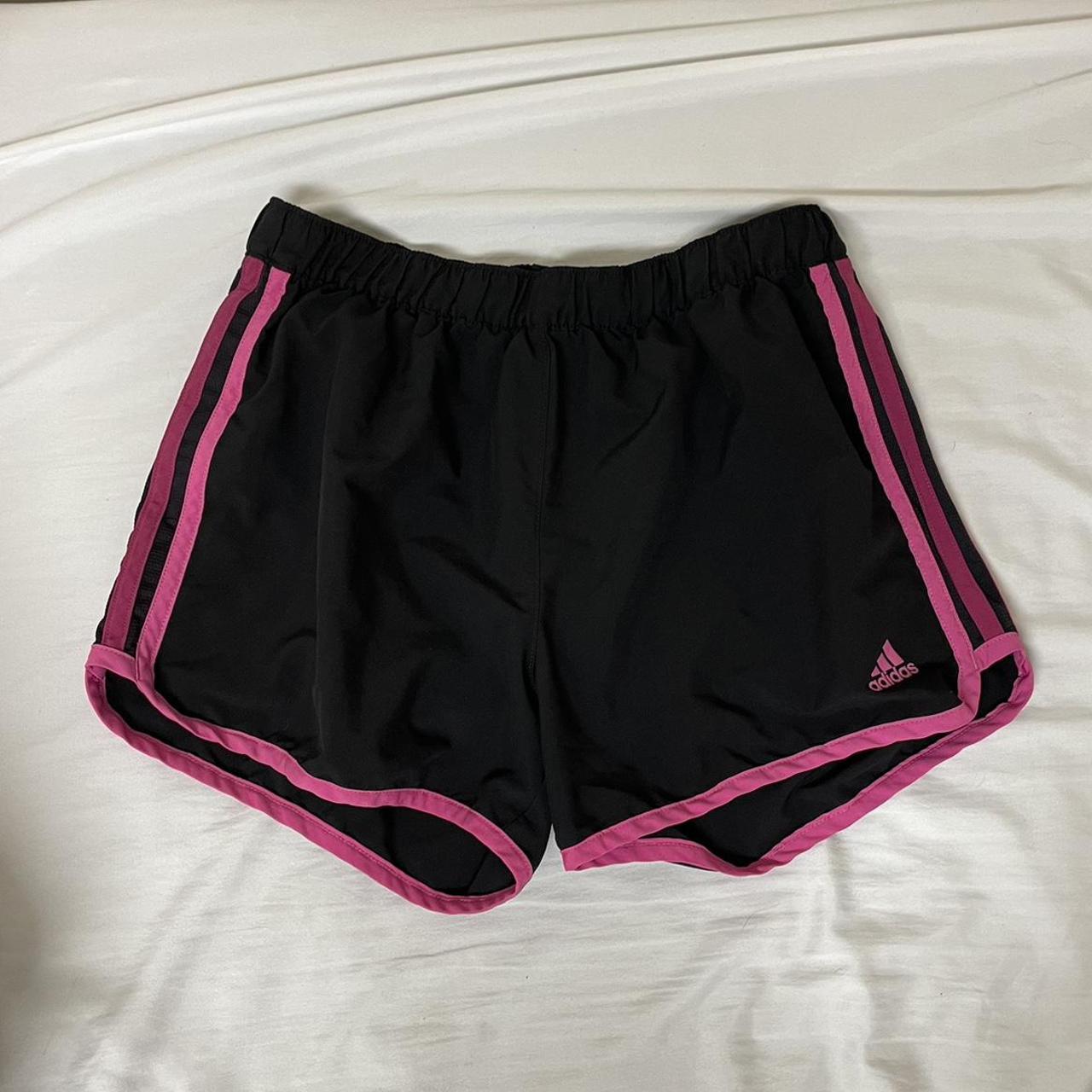 Black & Pink Adidas Climate Gym shorts 💕 ‼️I don’t... - Depop