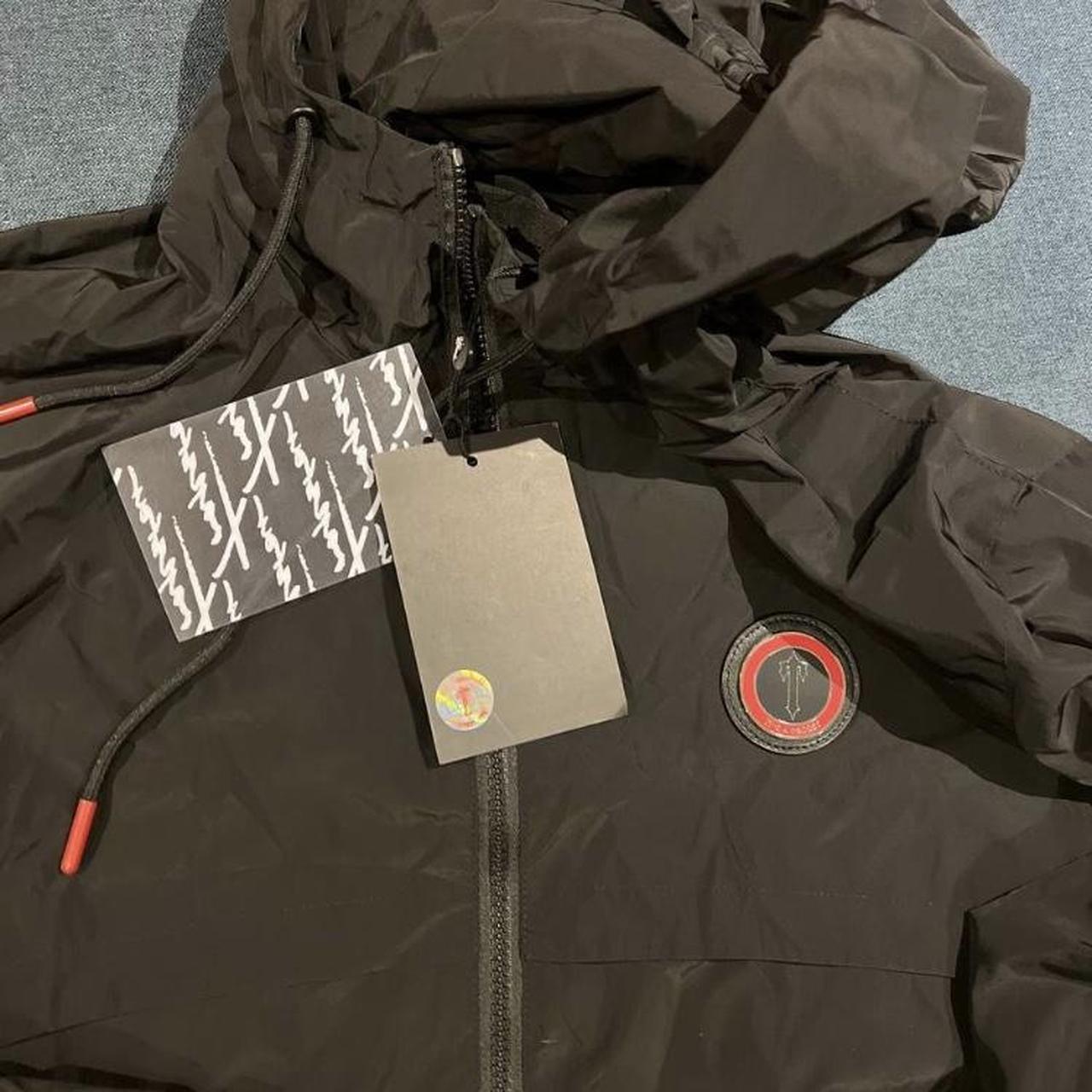 Black and red trapstar windbreaker Authentic Comes... - Depop