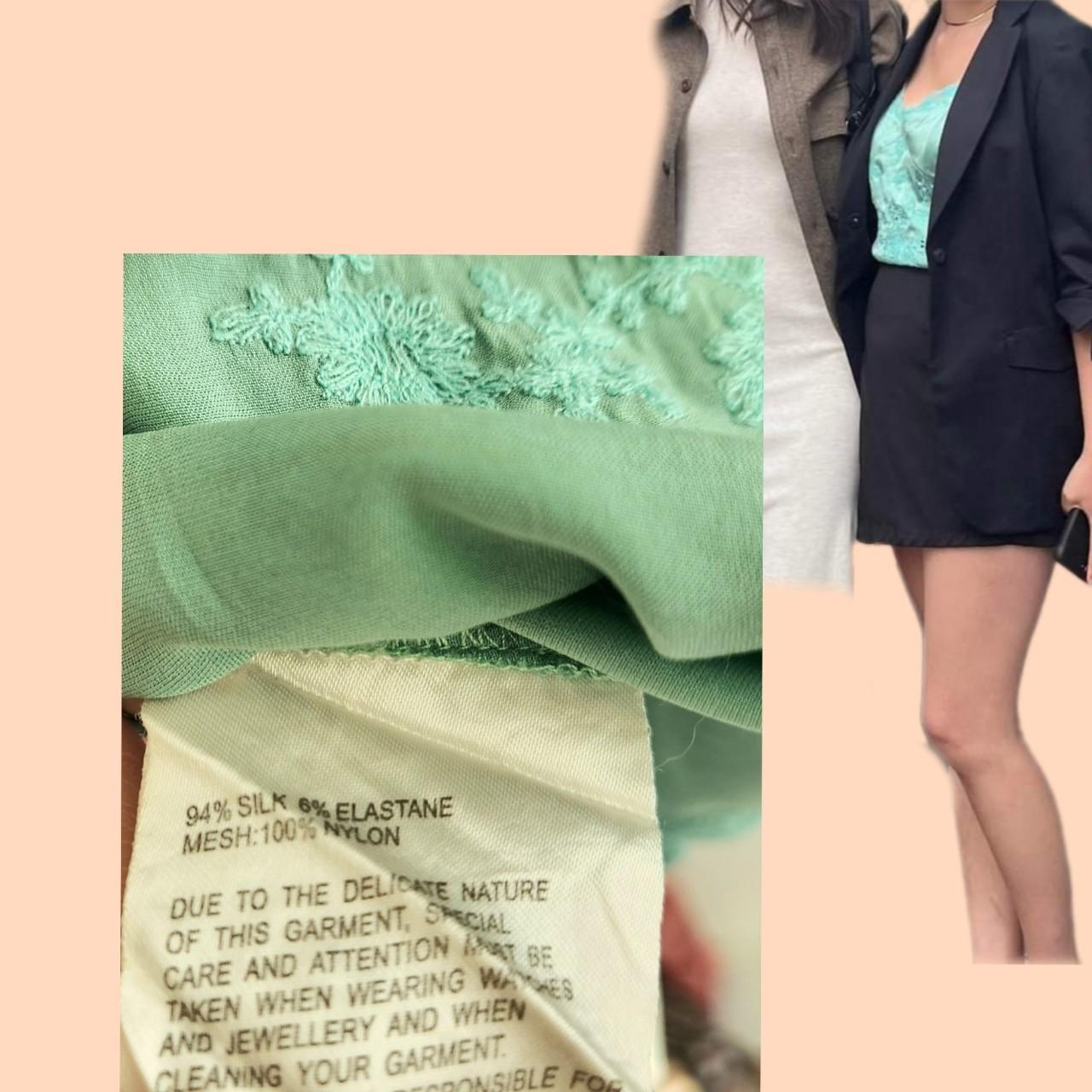 Betsey Johnson Women's Blue and Green Vest (3)
