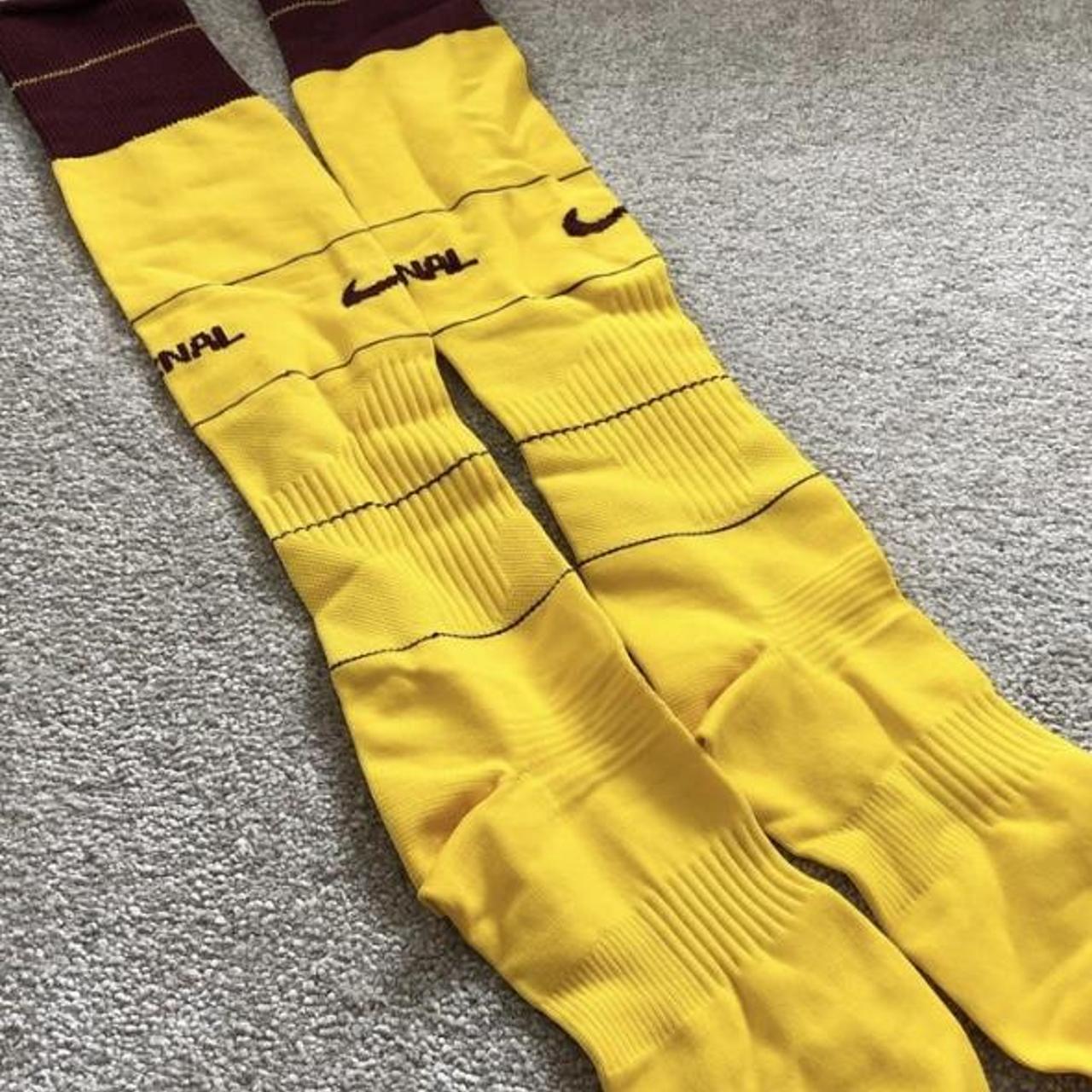 Nike Arsenal Football socks. The Gunners away strip... Depop