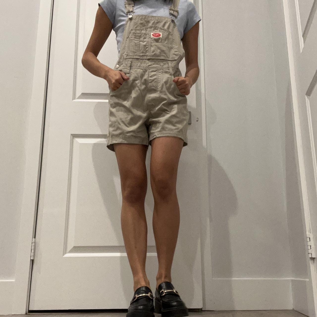 revolt tan overalls !! a favorite, size S like new... Depop