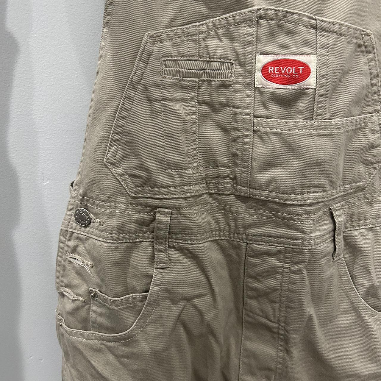 revolt tan overalls !! a favorite, size S like new... Depop