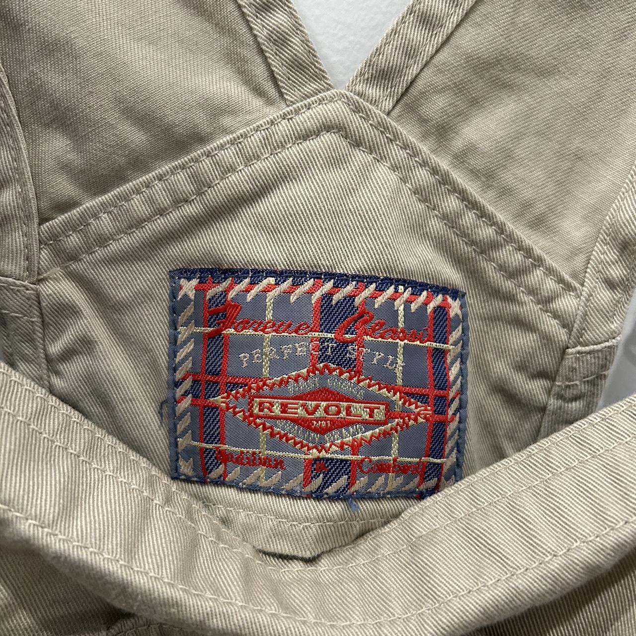 revolt tan overalls !! a favorite, size S like new... Depop