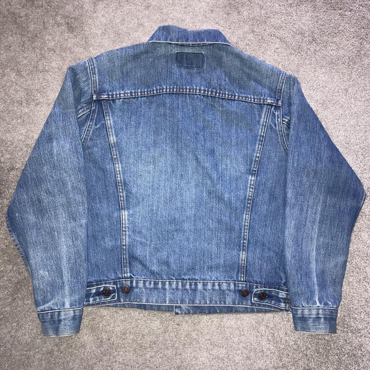 Levi's Women's Blue and Navy Jacket | Depop