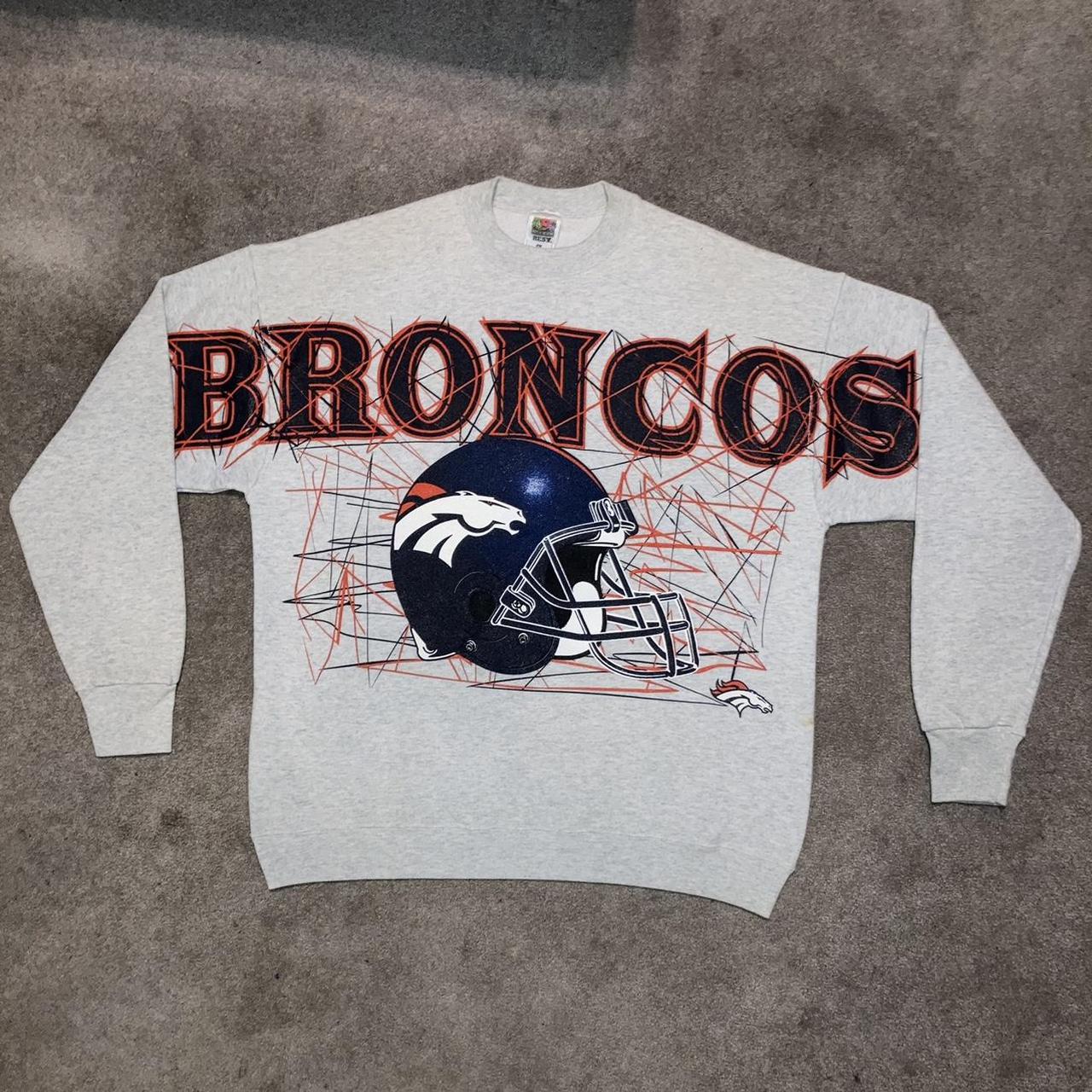 Denver Broncos football helmet vintage shirt, hoodie, sweater