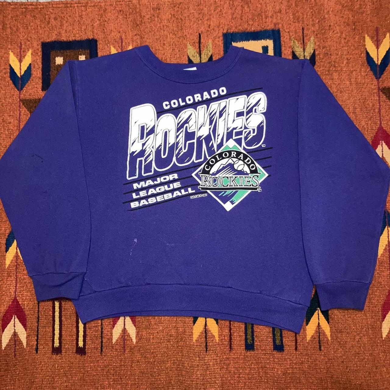 Vintage 1993 Colorado Rockies t-shirt Made In - Depop