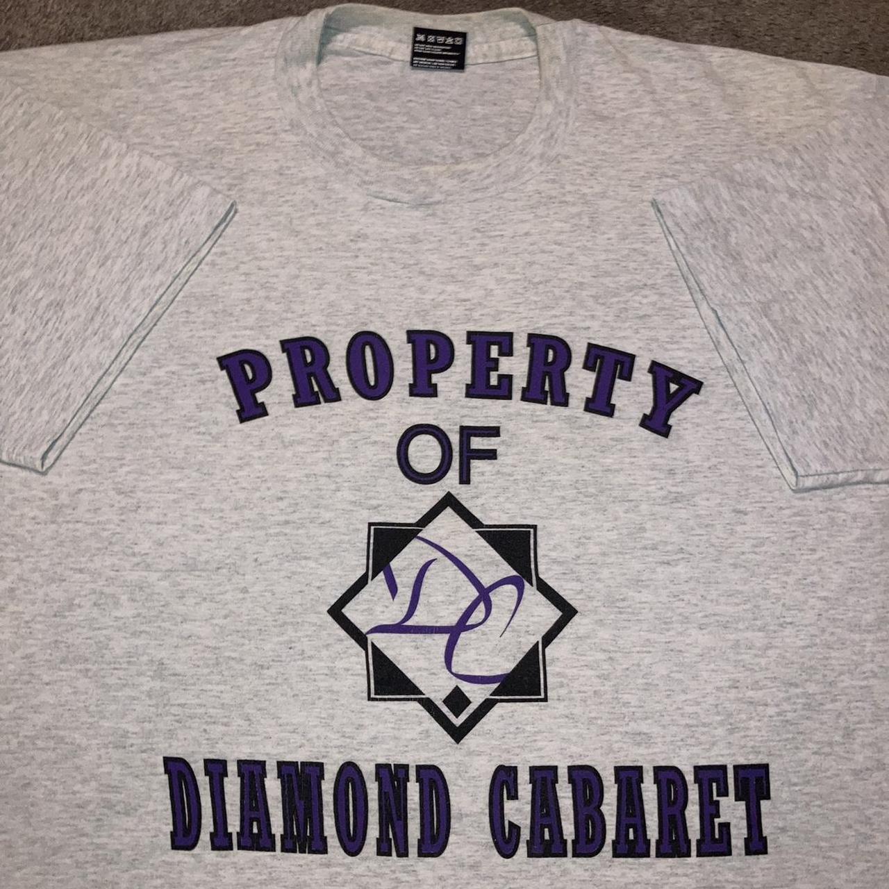 vintage 90s Property Of Diamond Cabaret Strip Club... - Depop