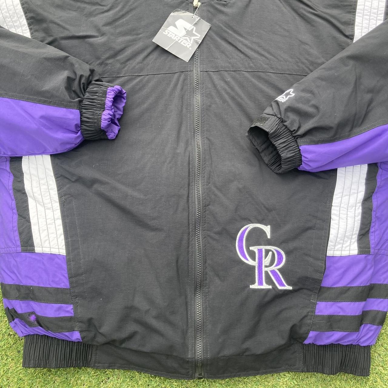 vintage 90s Deadstock Starter Colorado Rockies 3 In... - Depop