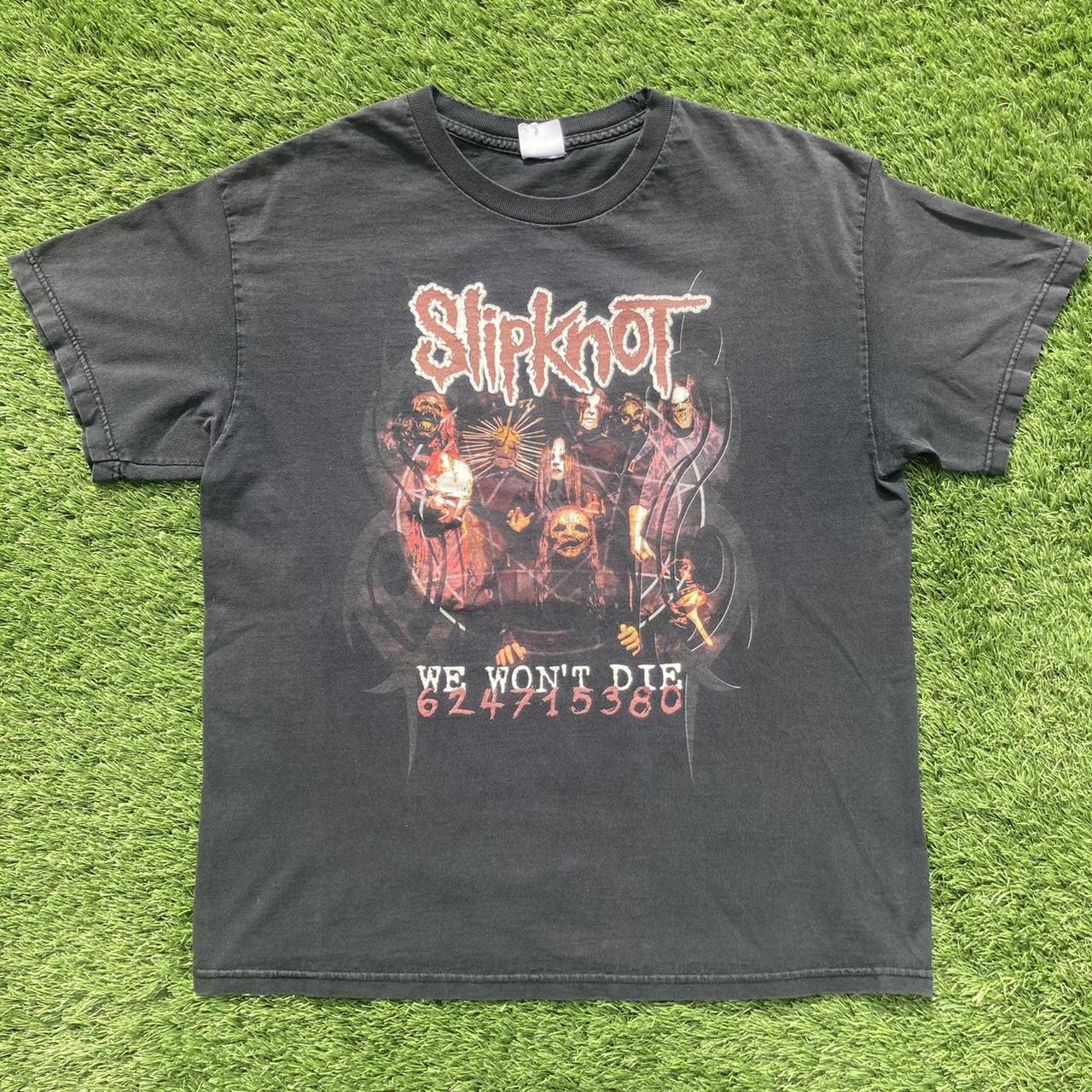 2004 Slipknot “We Won’t Die” band shirt.    tag