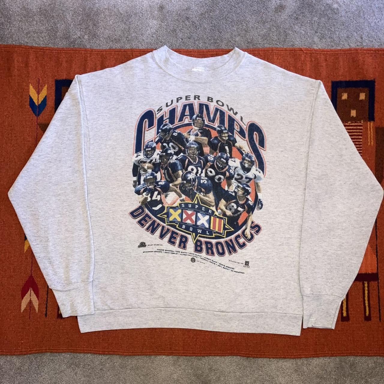 Vintage Denver Broncos Super Bowl XXXIII Sweatshirt Crewneck Large