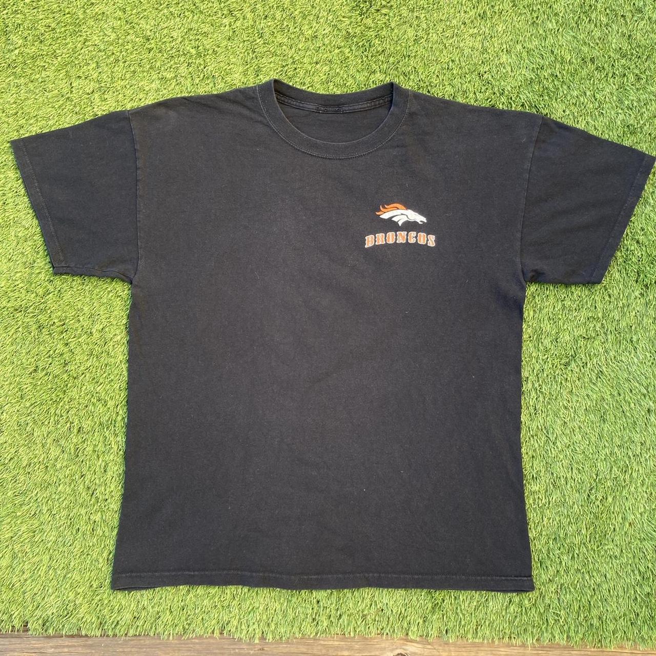 Vintage 90s Denver Broncos embroidered sharktooth - Depop