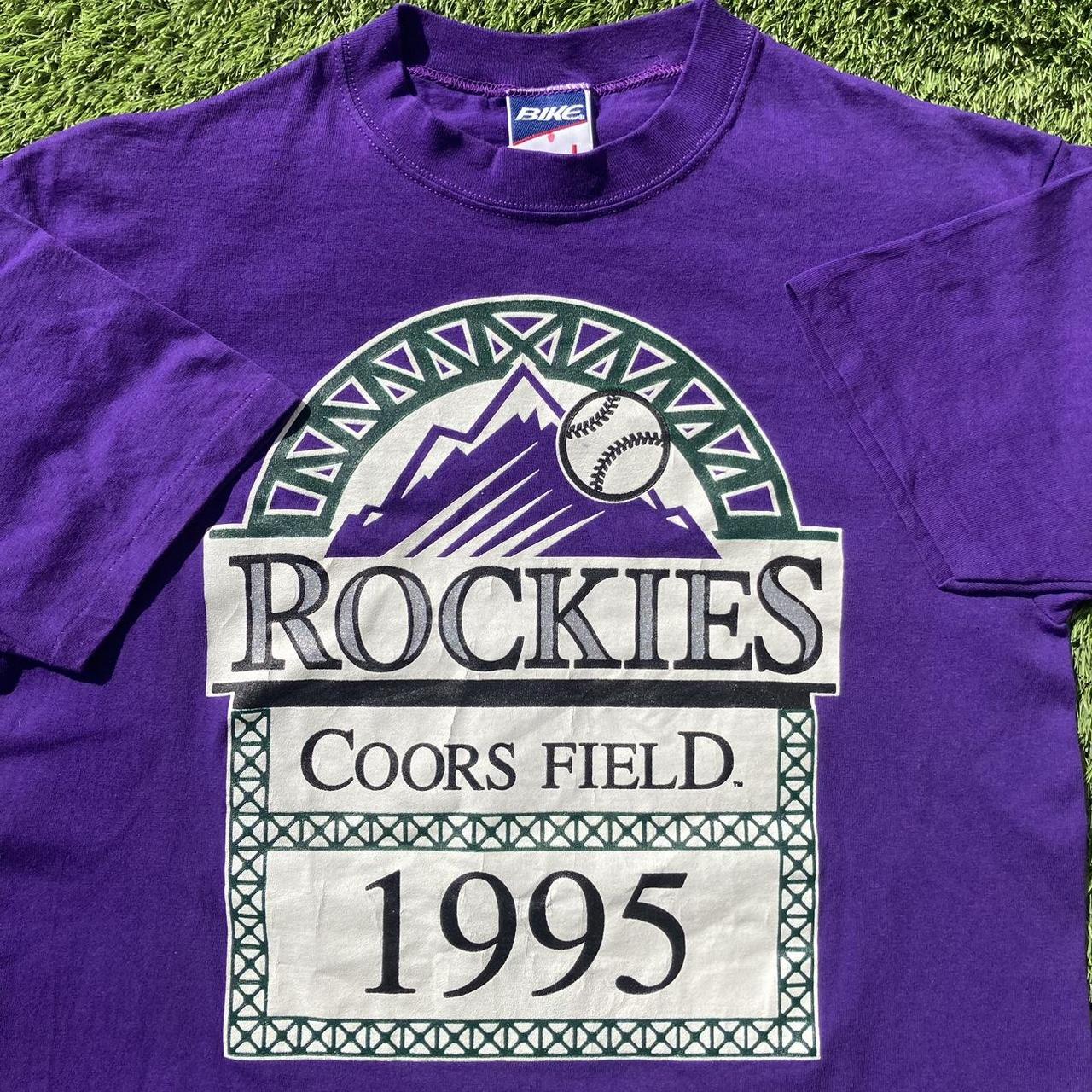 Women's Small Colorado Rockies Jersey has no holes - Depop