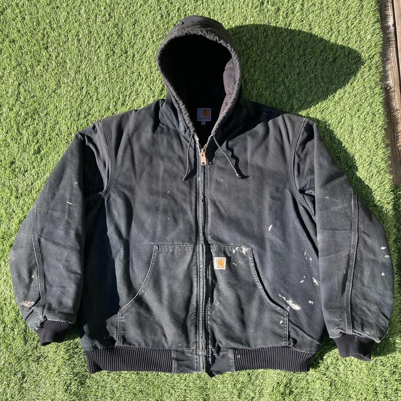 carhartt 09’s dead stock Deadstock Vtg Carhartt Mens 4XL Spell Out Full Zip Hooded