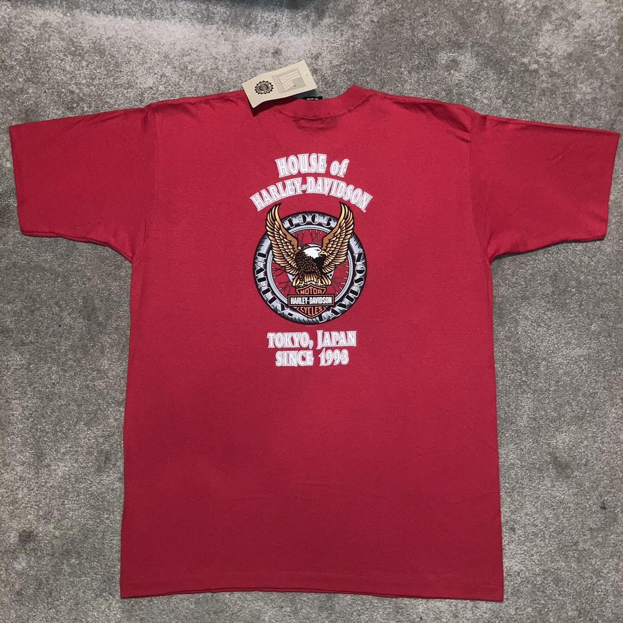 vintage 1995 NWT Harley Davidson Tokyo, Japan tee. 🦅... - Depop