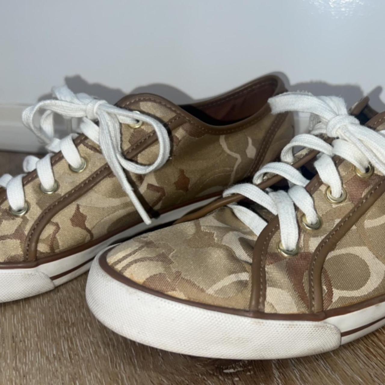 Coach tan discount shoes