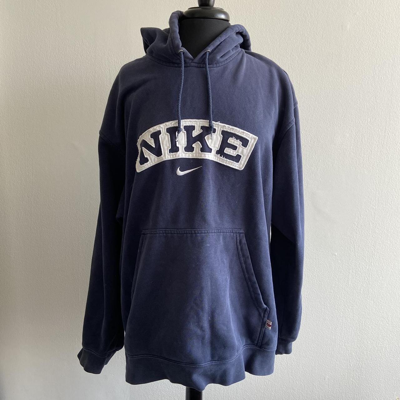 mens nike navy hoodie