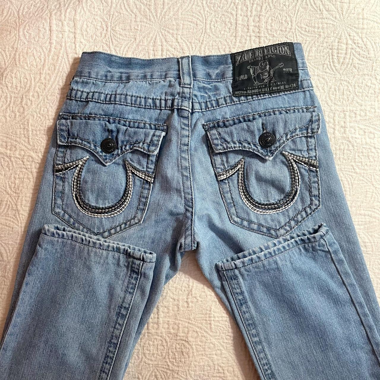 True Religion jeans Size 30 made in USA, Fye rope - Depop