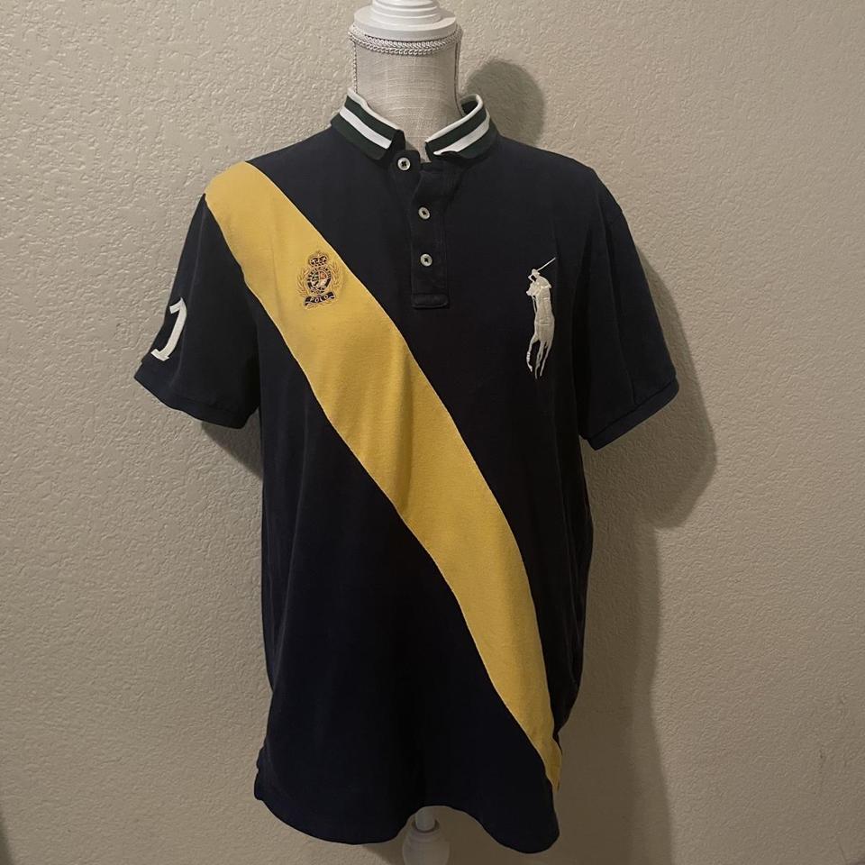 Ralph Lauren big pony New York polo. Navy. Men's - Depop