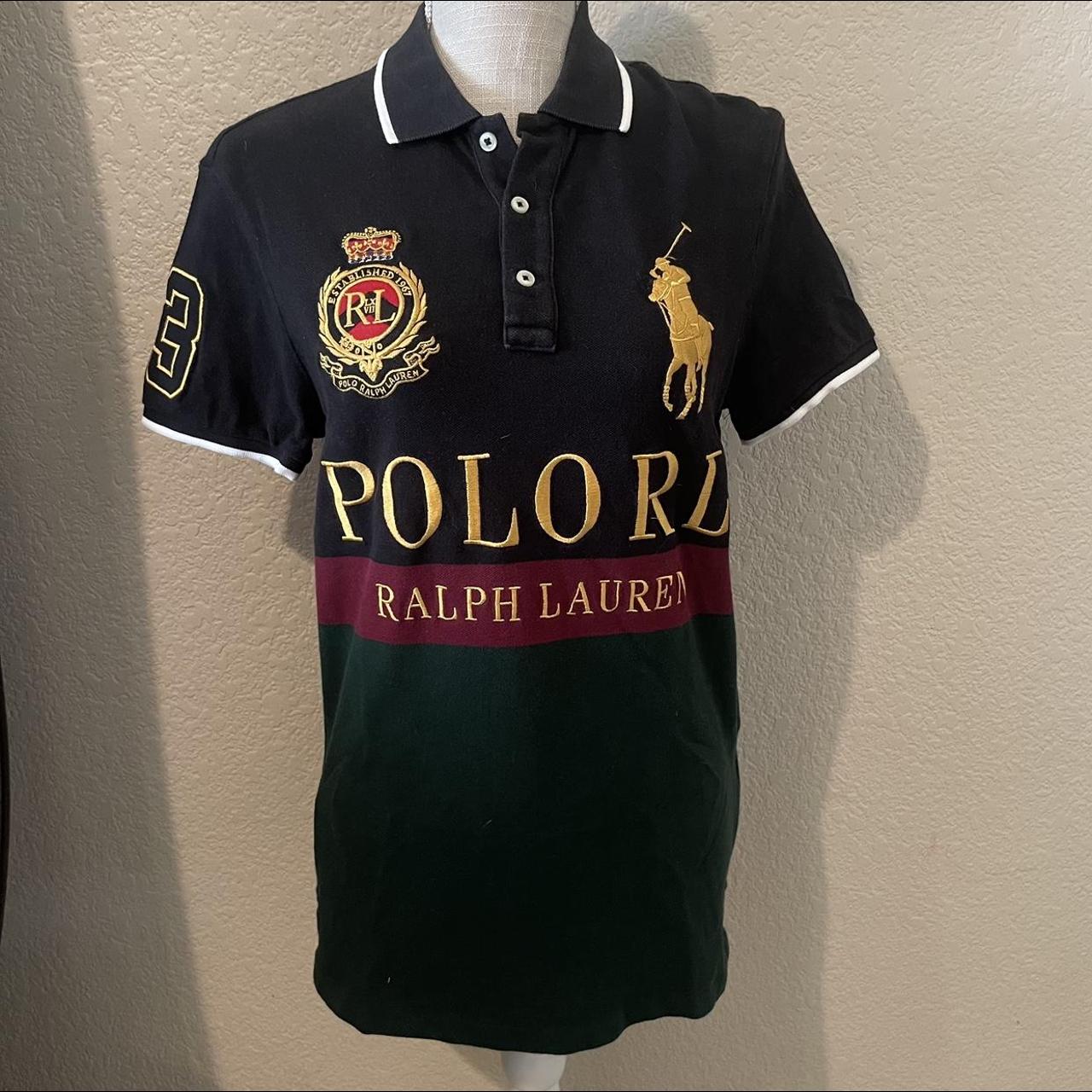 Polo Ralph Lauren Chief keef type polo Size... - Depop