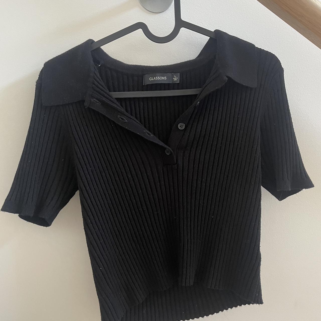 Glassons button up crop top Super comfy, can be... - Depop