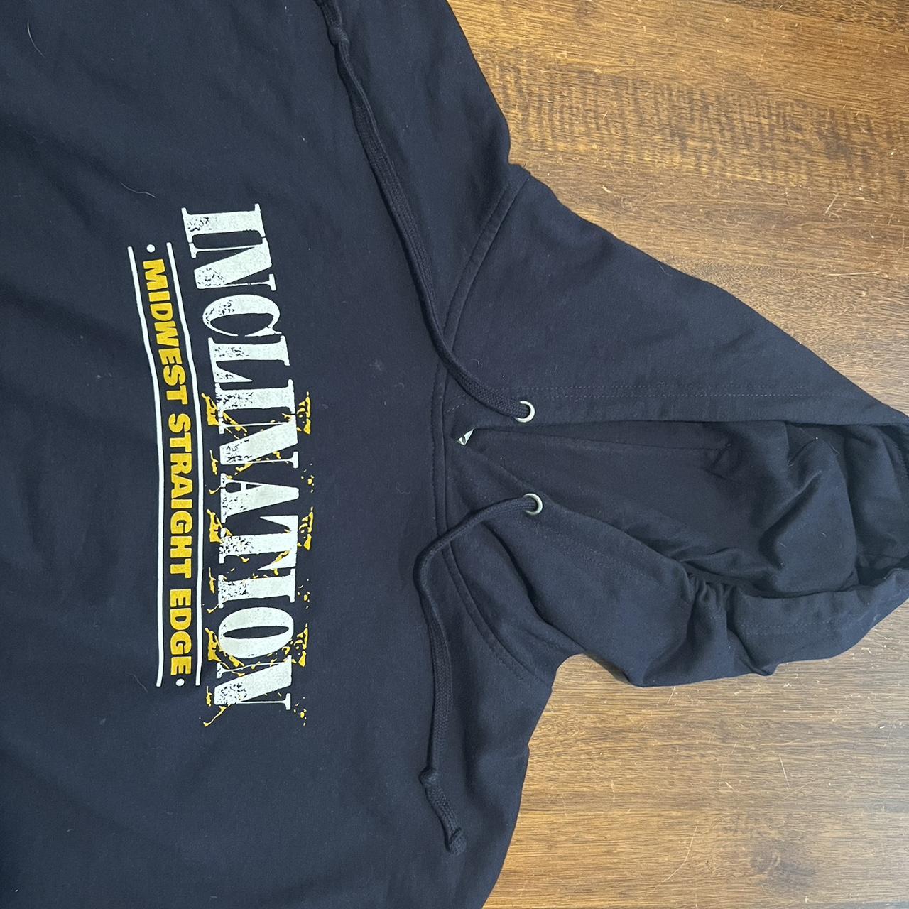 Inclination Midwest Straight Edge Hardcore Navy... - Depop