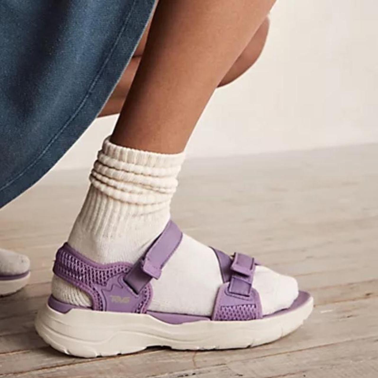 teva sandals purple
