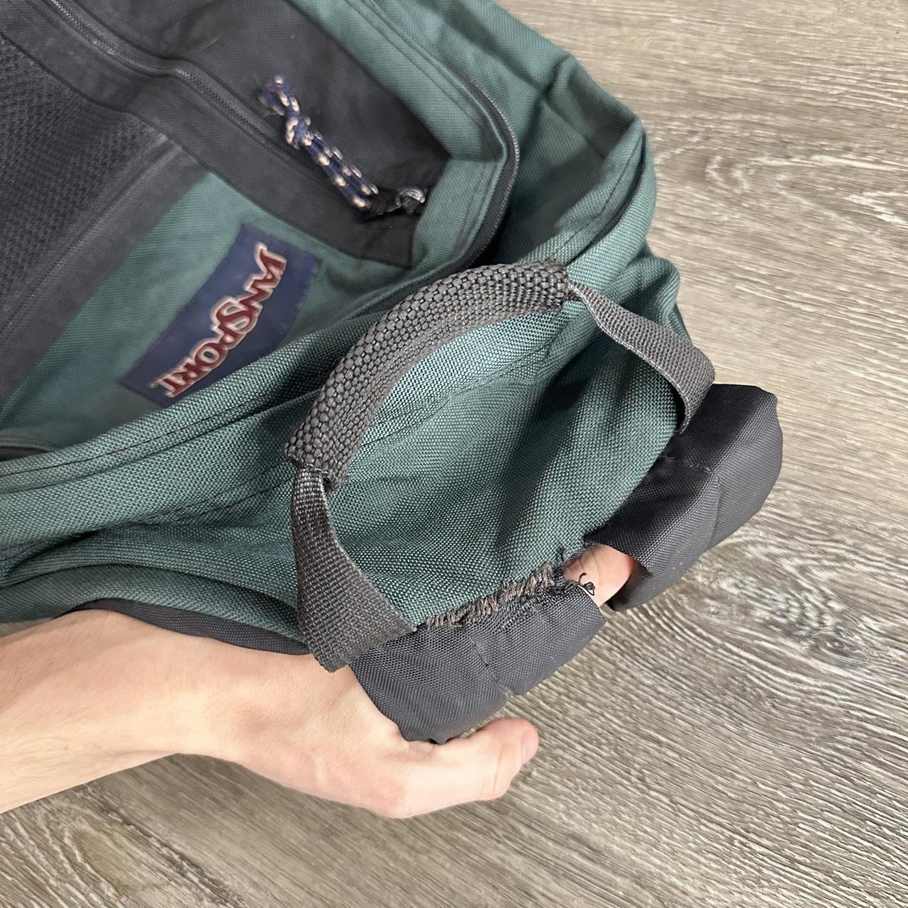 Vintage Jansport Heavy Duty Rubber Bottom Backpack... Depop