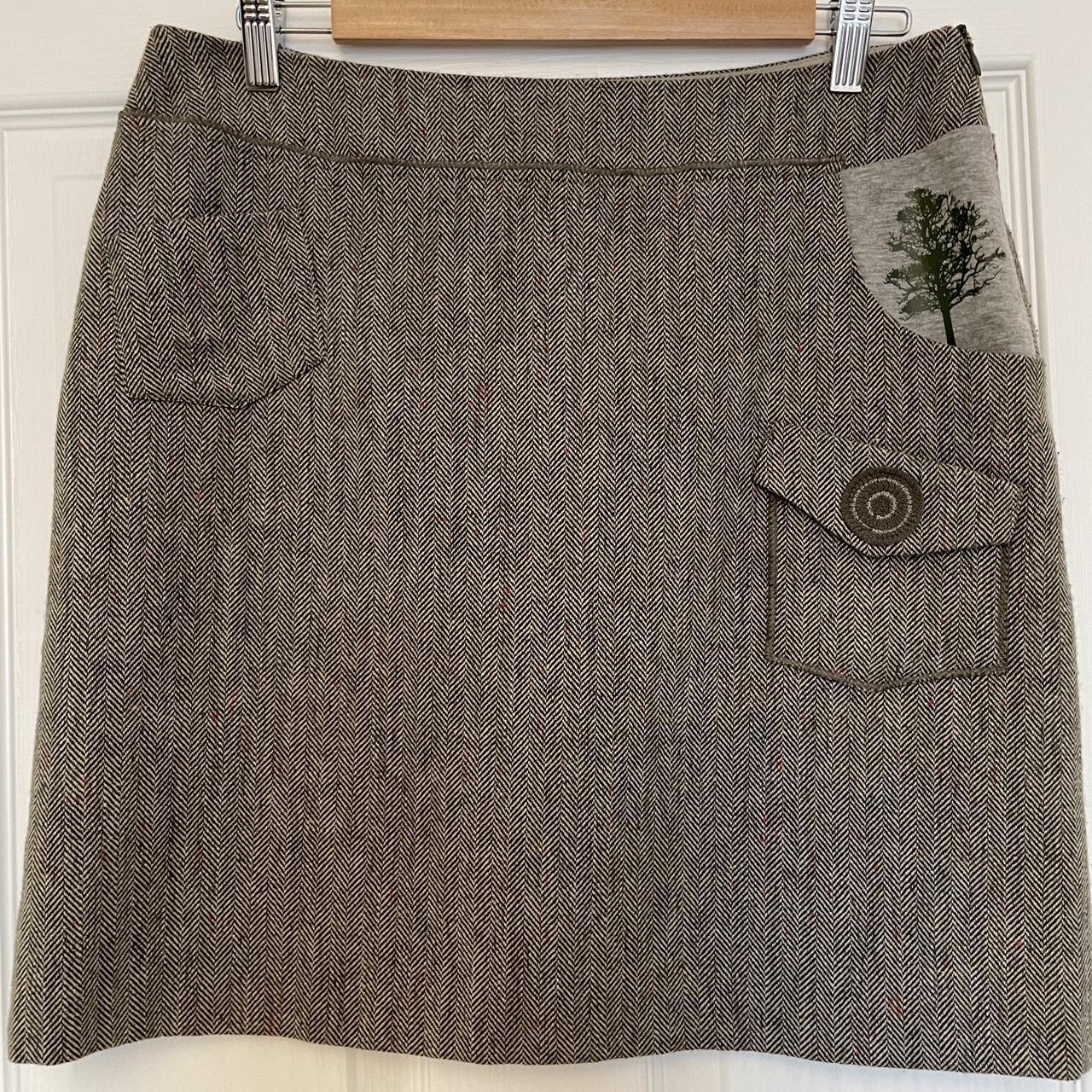 Avoca Anthology Size 2 UK 14 Wool Skirt Waist... - Depop