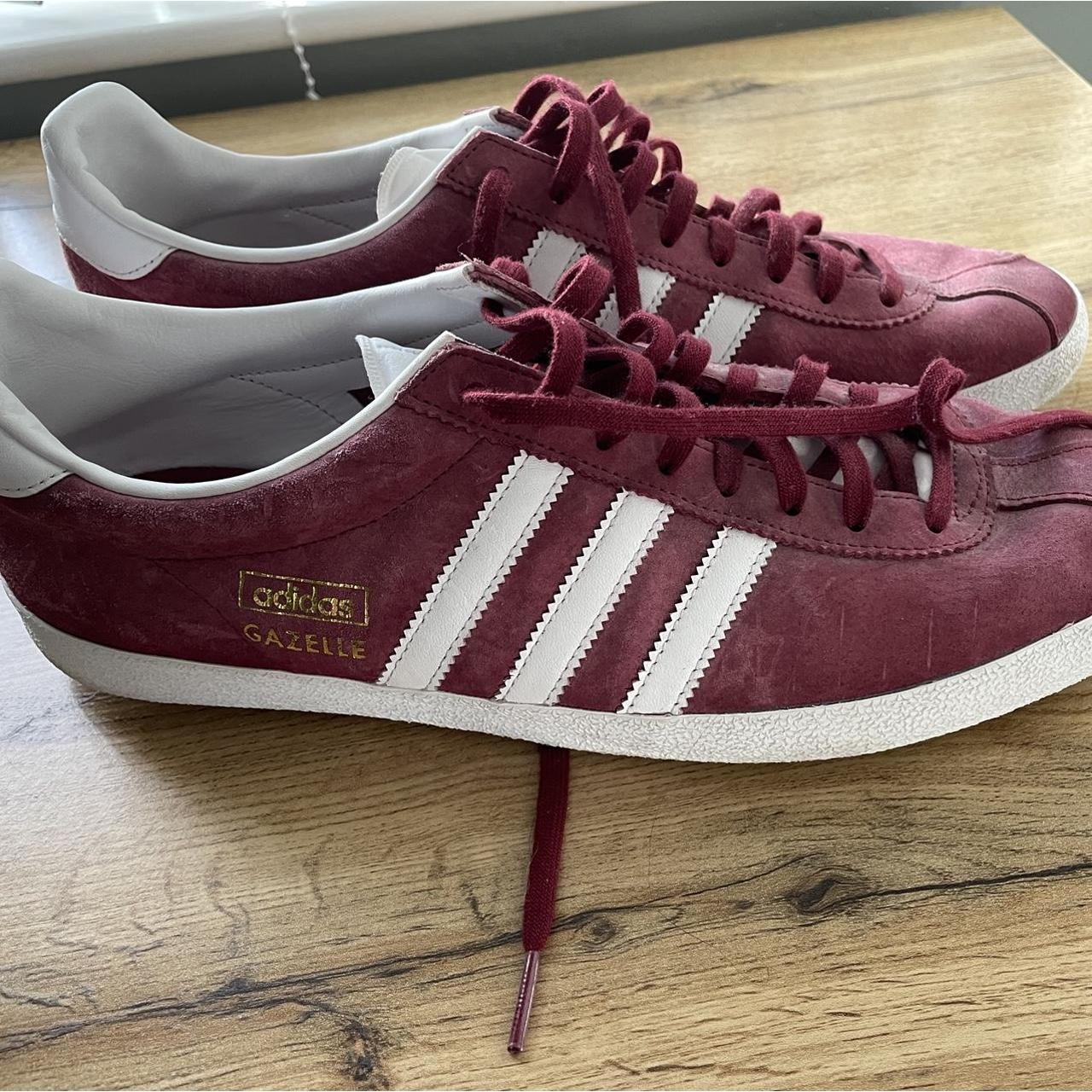 burgundy adidas men